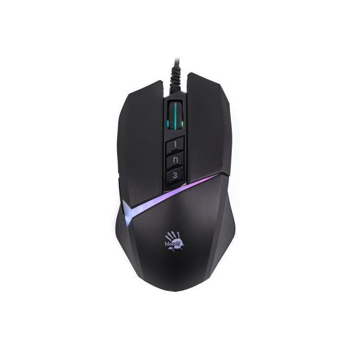 Геймърска мишка A4tech Bloody W60 Max Stone RGB, черен