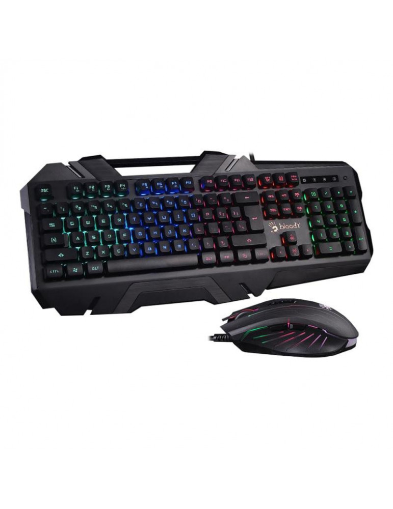 Геймърски комплект клавиатура и мишка A4tech Bloody Illuminate B2500, B150N N81, черен