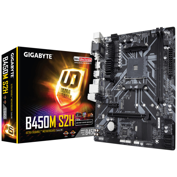 Дънна платка Gigabyte B450M S2H