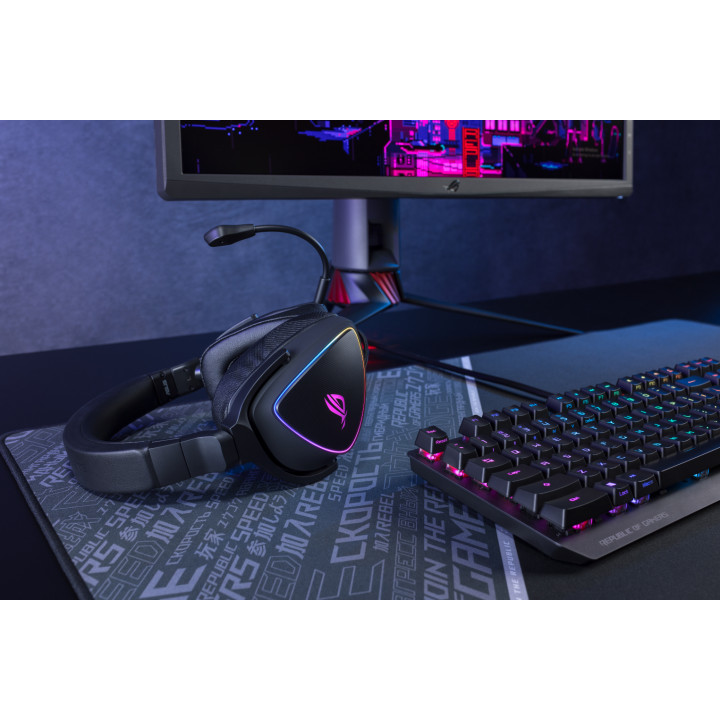 Геймърски слушалки Asus ROG Delta S - 90YH02K0-B2UA00