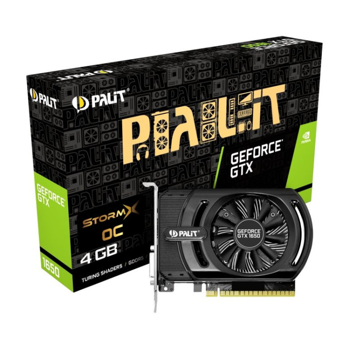 Видео карта Palit nVidia GTX1650 StormX OC 4GB, NE51650S06G1-1170F