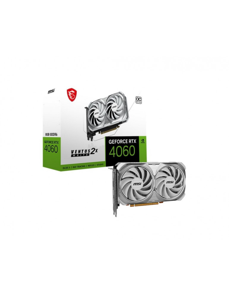 Видео карта MSI GeForce RTX 4060 VENTUS 2X WHITE 8G OC - 912-V516-032