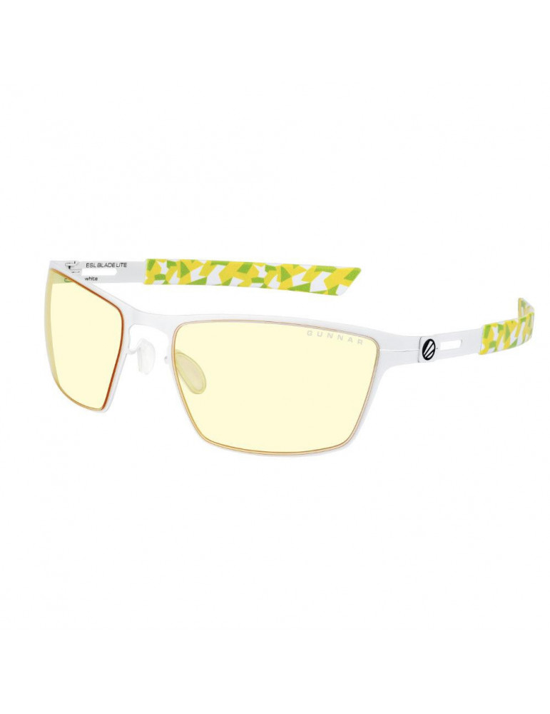 Геймърски очила GUNNAR ESL Blade Lite White, Amber Natural, бял