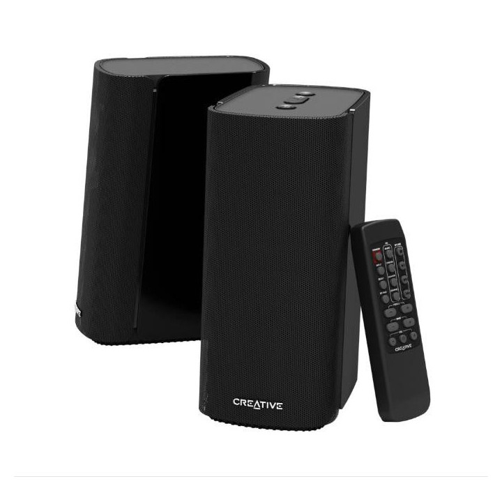 Bluetooth колонки Creative T100, 2.0, черен