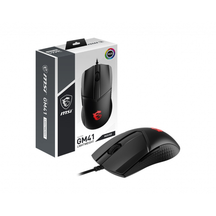 Геймърска мишка MSI Clutch GM41 LIGHTWEIGHT - S12-0401860-C54