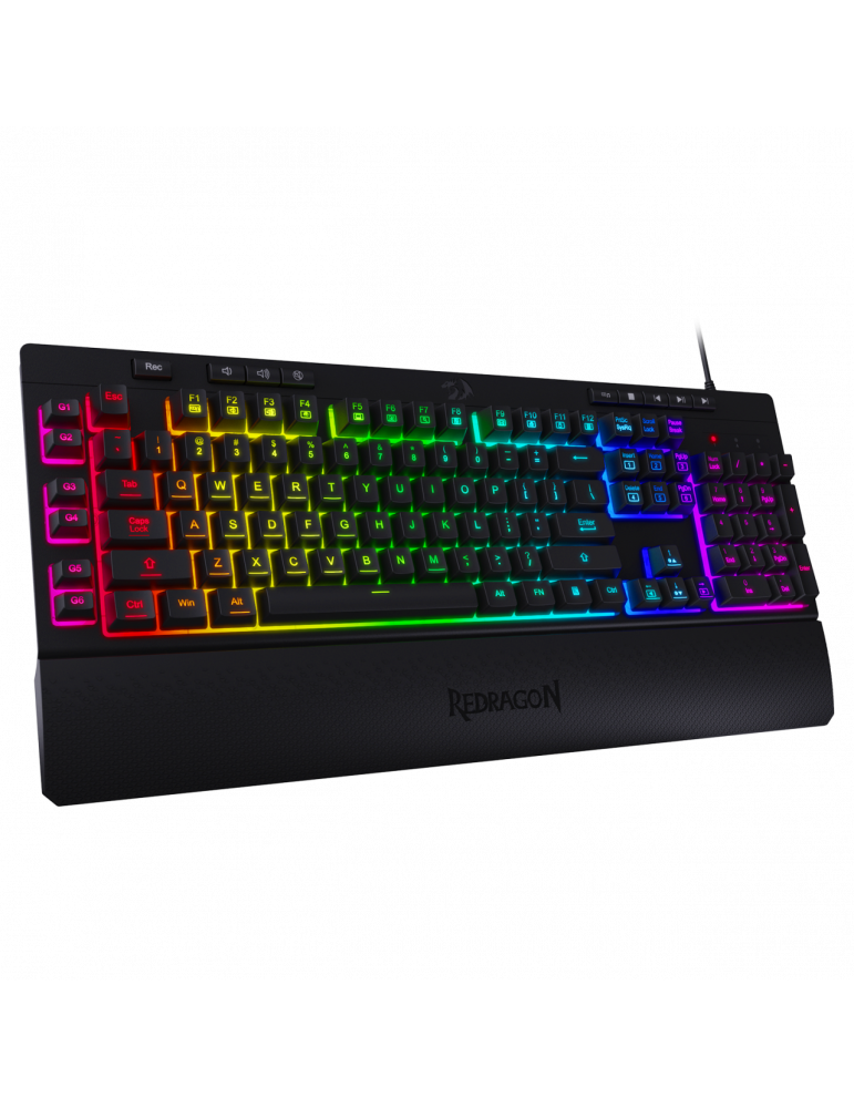 Геймърска клавиатура Redragon Shiva K512RGB-BK RGB