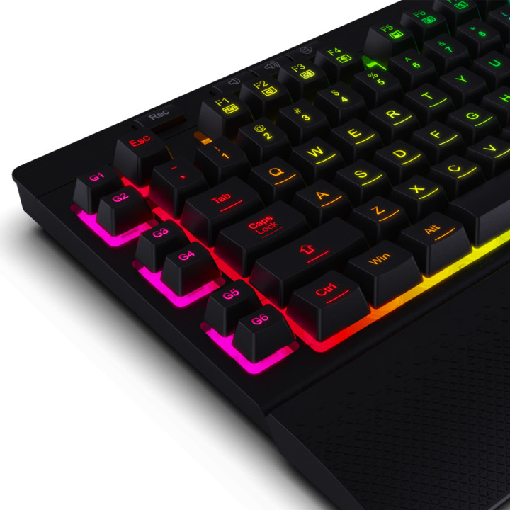 Геймърска клавиатура Redragon Shiva K512RGB-BK RGB
