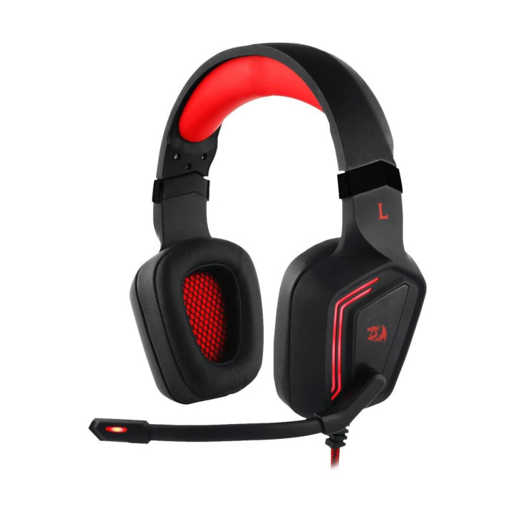 Геймърски слушалки Redragon Muses 2 H310-1-BK, черен/червен