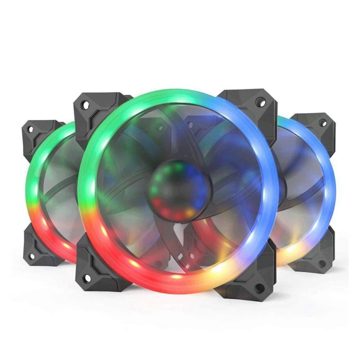 Комплект вентилатори Redragon F008 GC-F008-BK aRGB 3бр.