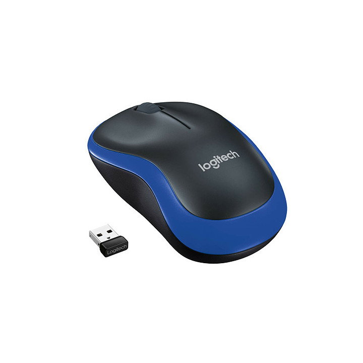 Безжична мишка Logitech M185, син - 910-002236