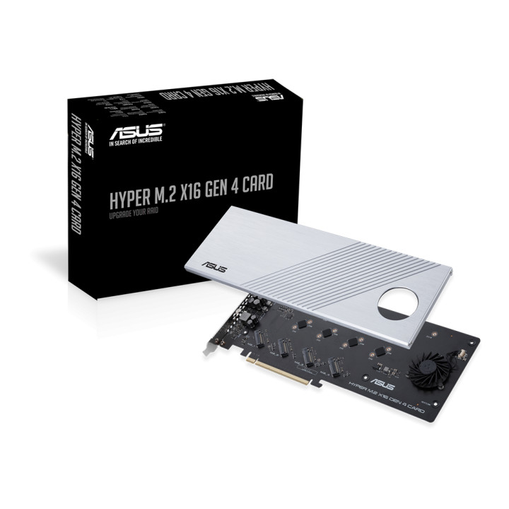 Контролер Asus Hyper M.2 x16 Gen 4 Card (PCIe 4.0/3.0) NVMe M.2