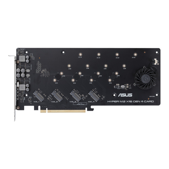 Контролер Asus Hyper M.2 x16 Gen 4 Card (PCIe 4.0/3.0) NVMe M.2