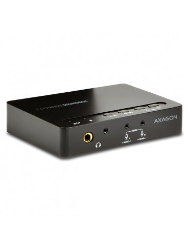 Външна звукова карта Axagon ADA-71 USB2.0 - SOUNDbox real 7.1 Audio Adapter, SPDIF