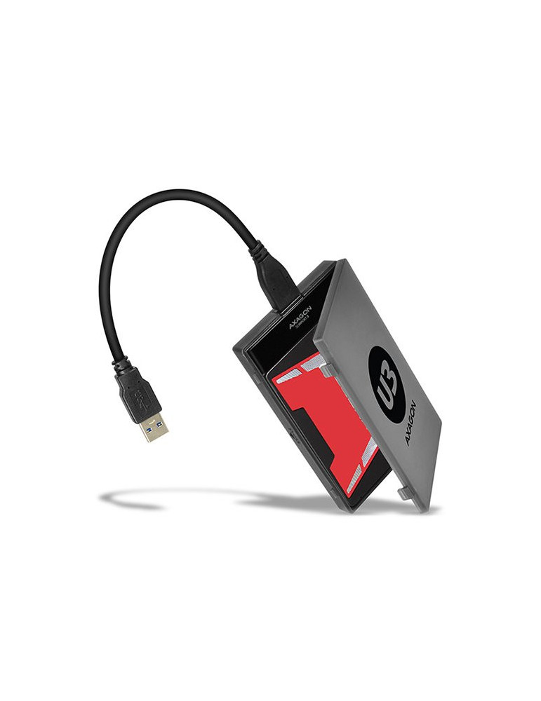 Кутия за диск Axagon ADSA-1S6 USB3.0 - SATA 6G UASP HDD External Adapter Incl. Case