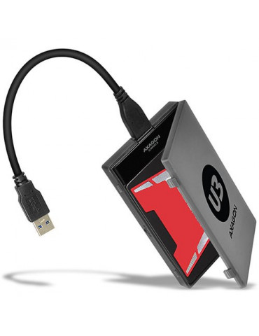 Кутия за диск Axagon ADSA-1S USB2.0 - SATA HDD External Adapter Incl. 2.5" Case