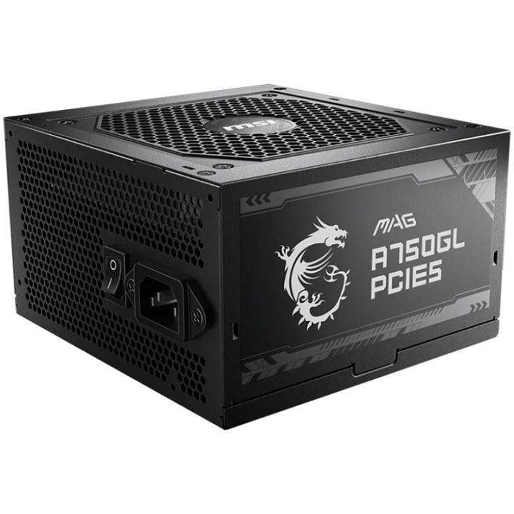 Захранване MSI MAG A750GL PCIE5, 750W, 80 Plus Gold, ATX