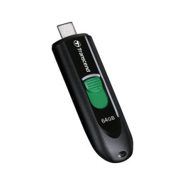 Флаш памет Transcend 64GB USB3.2, Type-C, Capless, сив - TS64GJF790C