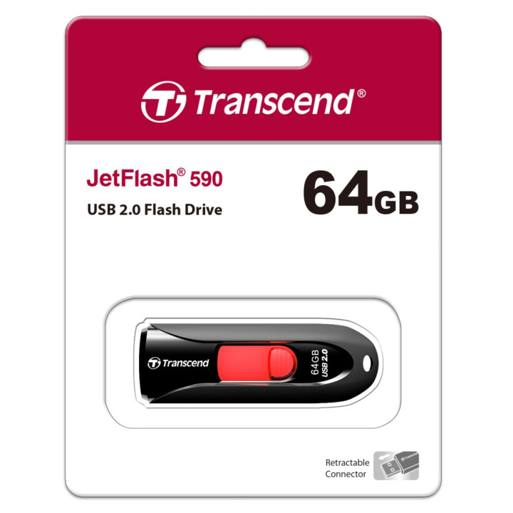 Флаш памет Transcend 64GB JETFLASH 590K - TS64GJF590K