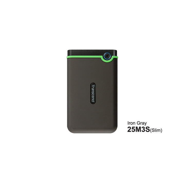Външен хард диск Transcend 4TB StoreJet M3 2.5", сив - TS4TSJ25M3S