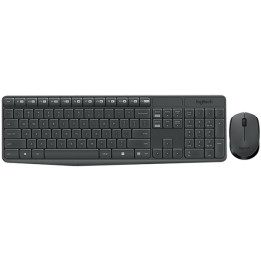 Безжичен комплект клавиатура и мишка Logitech MK235 с кирилизация