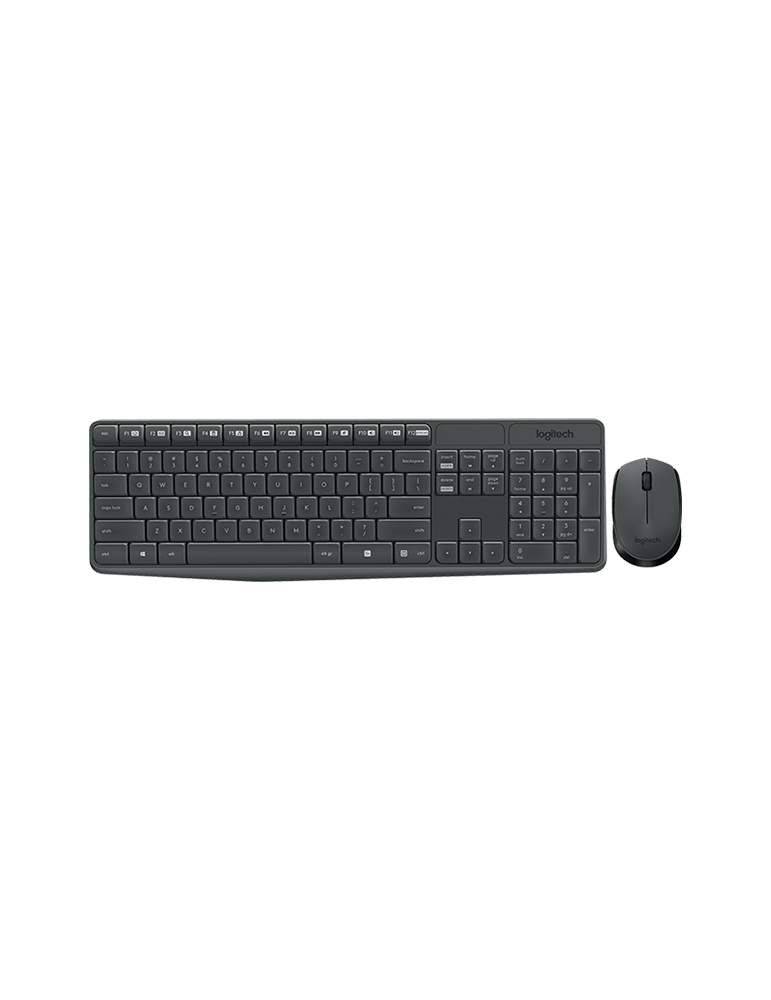 Безжичен комплект клавиатура и мишка Logitech MK235 с кирилизация