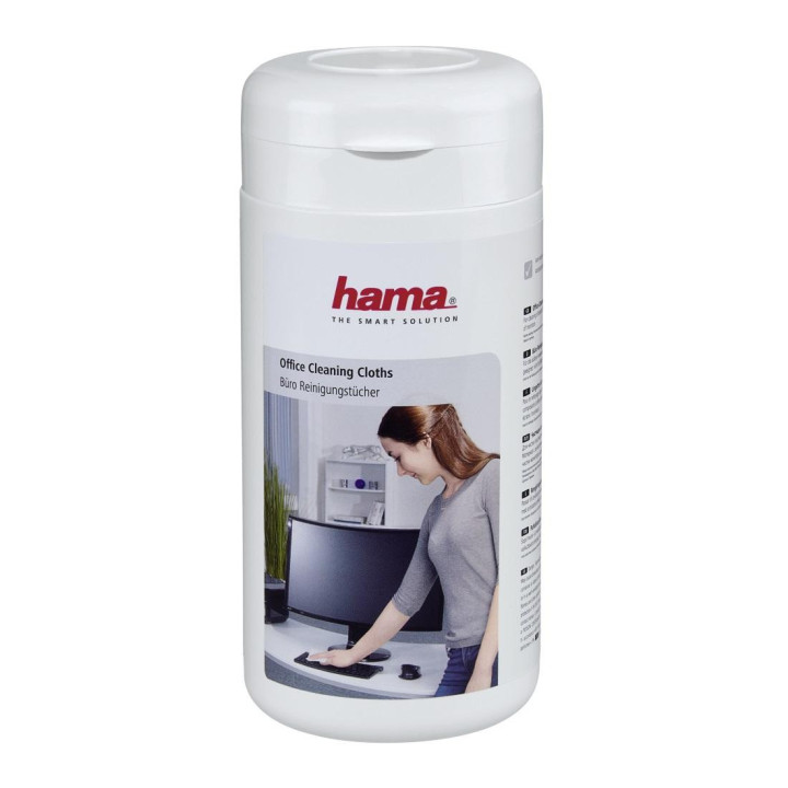 Почистващ комплект HAMA 113805 за повърхности, 100бр.кърпички