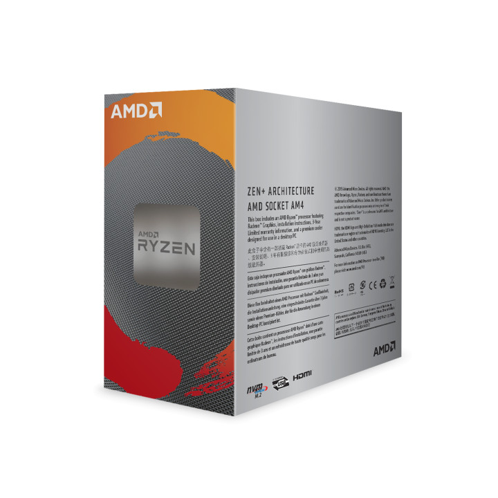 Процесор AMD RYZEN 3 3200G 3.6GHz (4.0GHz Turbo) AM4 BOX