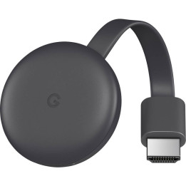 Мултимедиен плеър Google Chromecast 3rd Gen, HDMI, черен