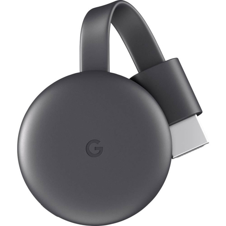 Мултимедиен плеър Google Chromecast 3rd Gen, HDMI, черен