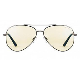Геймърски очила GUNNAR Maverick Gunmetal Liquet, Сребрист