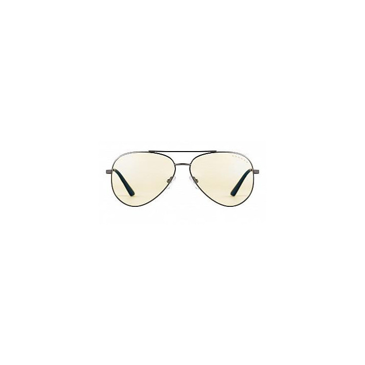 Геймърски очила GUNNAR Maverick Gunmetal Liquet, Сребрист