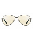 Геймърски очила GUNNAR Maverick Gunmetal Liquet, Сребрист