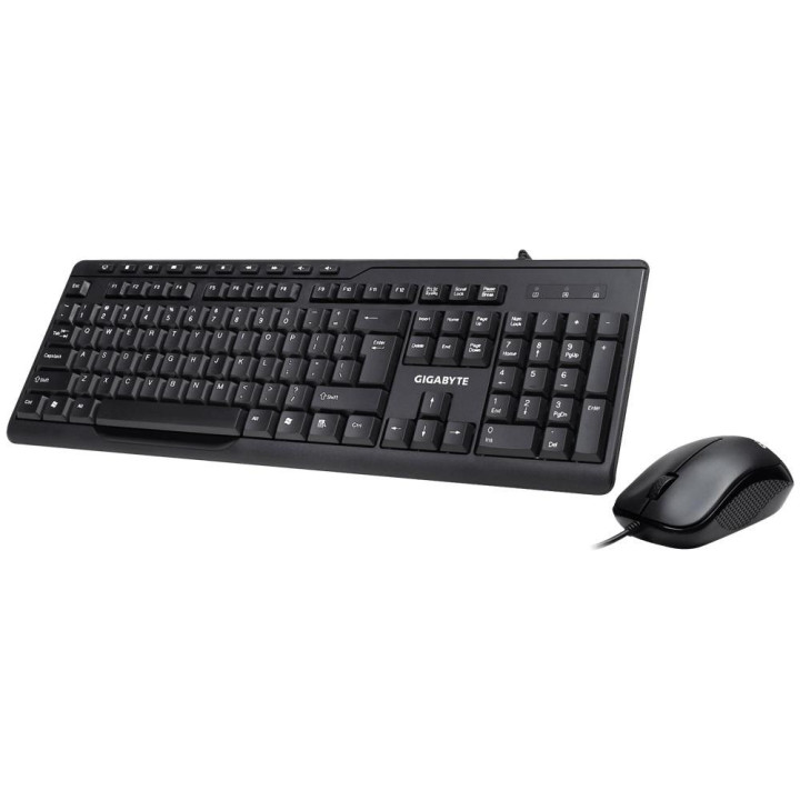 Kомплект клавиатура с мишка Gigabyte KM6300, черен