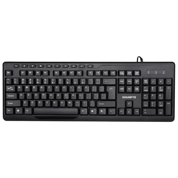 Kомплект клавиатура с мишка Gigabyte KM6300, черен