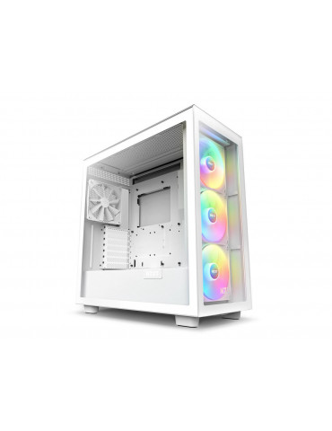 Кутия за компютър NZXT H7 Elite 2023 Matte White Mid-Tower - CM-H71EW-02