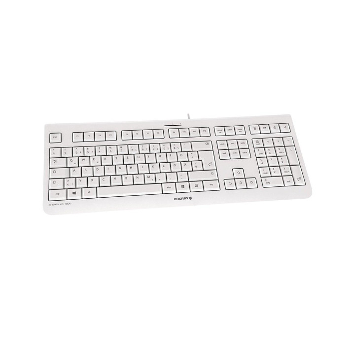 Клавиатура CHERRY KC 1000, Бял