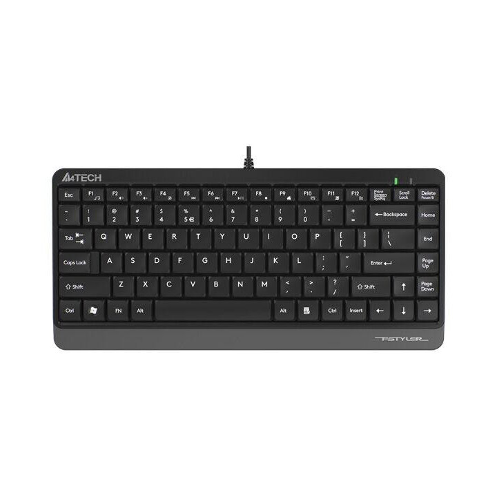 Мини клавиатура A4tech FK11, USB, черен