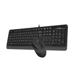 Комплект клавиатура и мишка A4tech Fstyler F1010, USB, сив