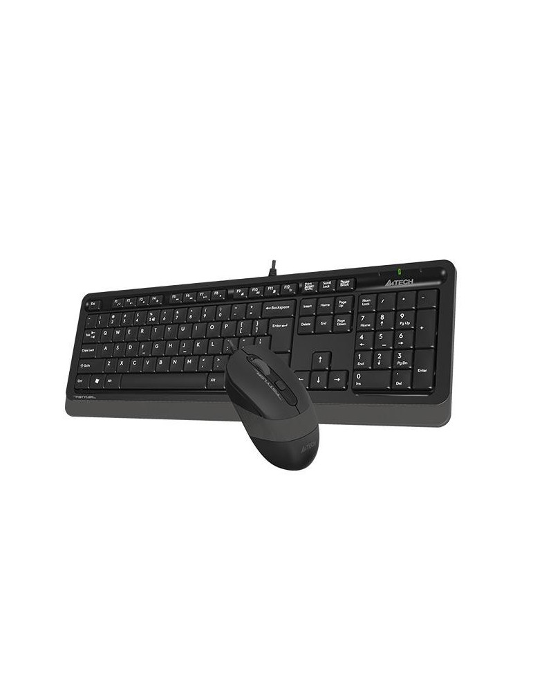 Комплект клавиатура и мишка A4tech Fstyler F1010, USB, сив