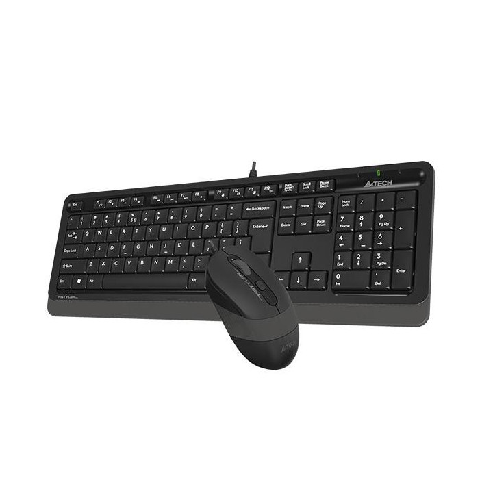 Комплект клавиатура и мишка A4tech Fstyler F1010, USB, сив