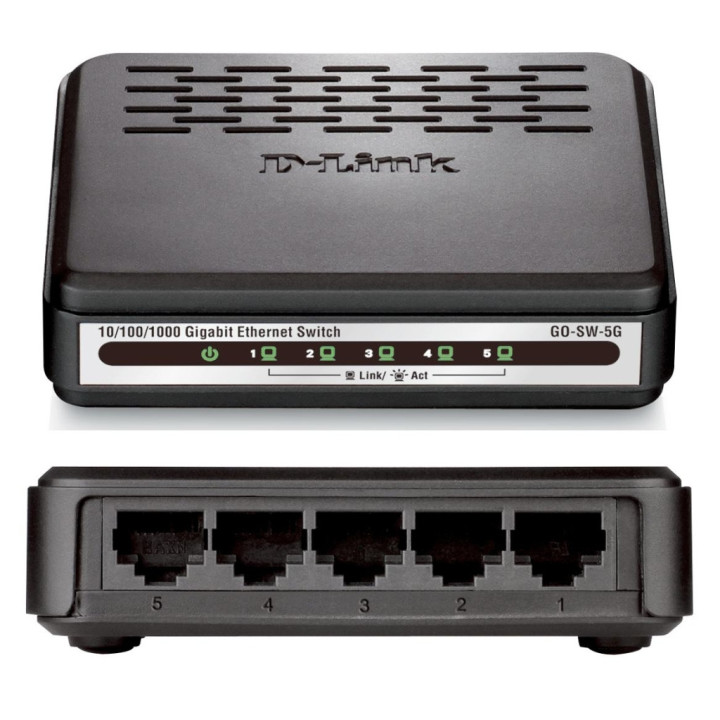 Суич D-Link 5-Port Gigabit - GO-SW-5G