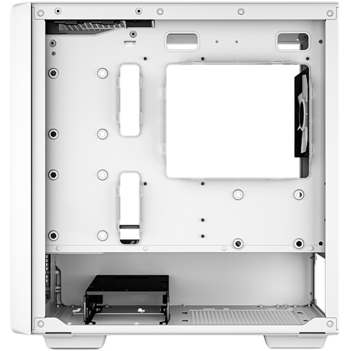 Кутия за компютър DeepCool CC360 ARGB WH, Mid Tower, 3x120mm ARGB Fans, Tempered Glass, Mesh Panel, White - R-CC360-WHAPM3-G-1