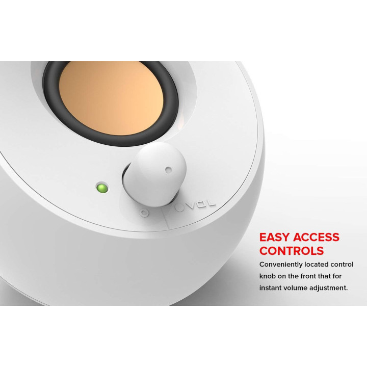 Колонки Creative PEBBLE, 2.0, 2 x 2.2W, Черен