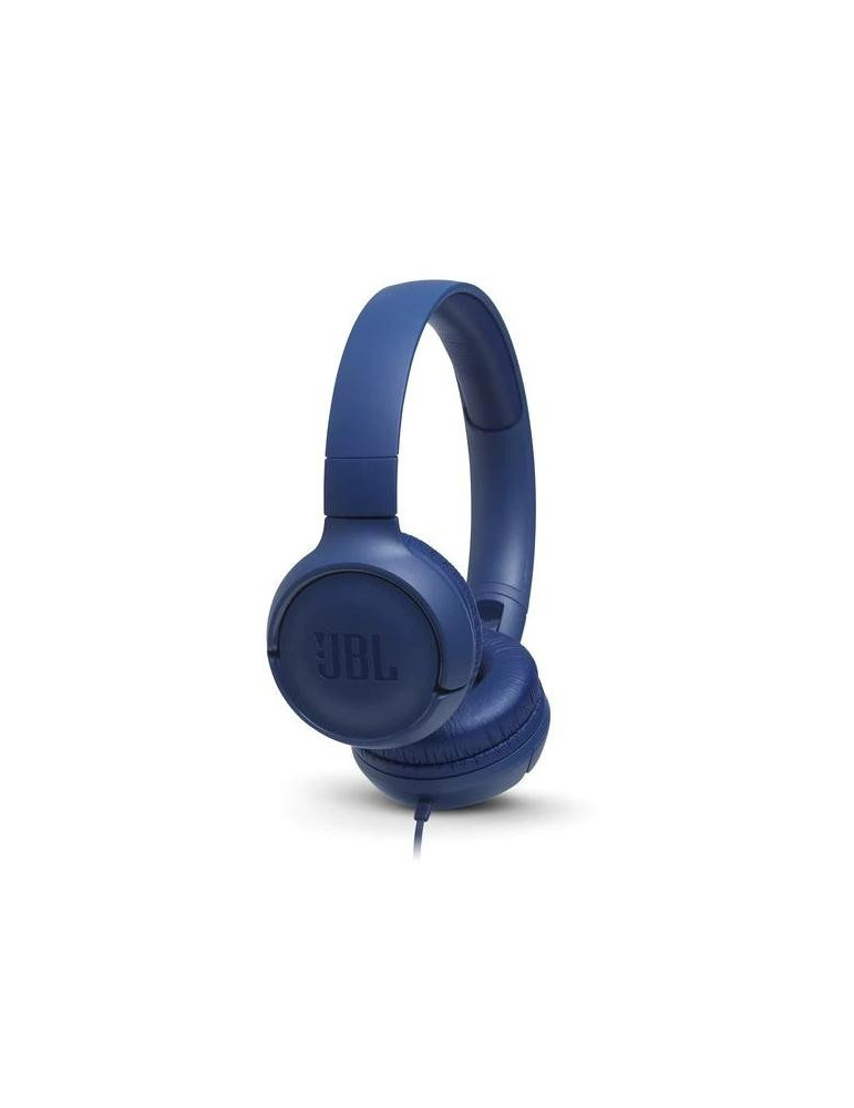 Слушалки on-ear JBL T500, Син