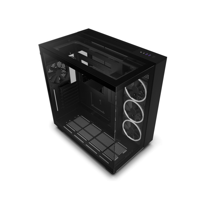 Кутия за компютър NZXT H9 Elite Matte Black, Middle Tower - CM-H91EB-01