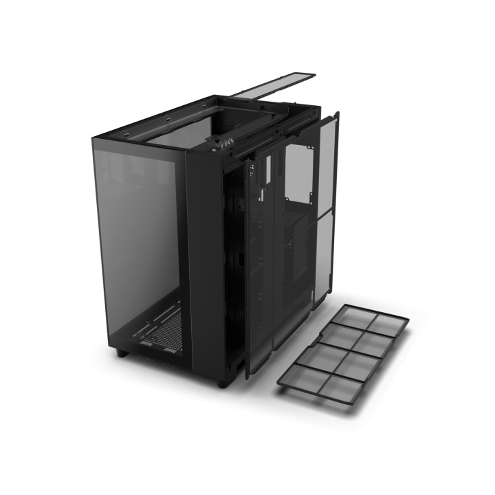 Кутия за компютър NZXT H9 Elite Matte Black, Middle Tower - CM-H91EB-01