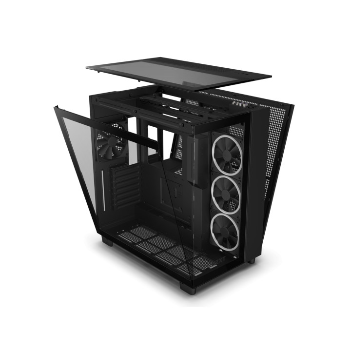 Кутия за компютър NZXT H9 Elite Matte Black, Middle Tower - CM-H91EB-01