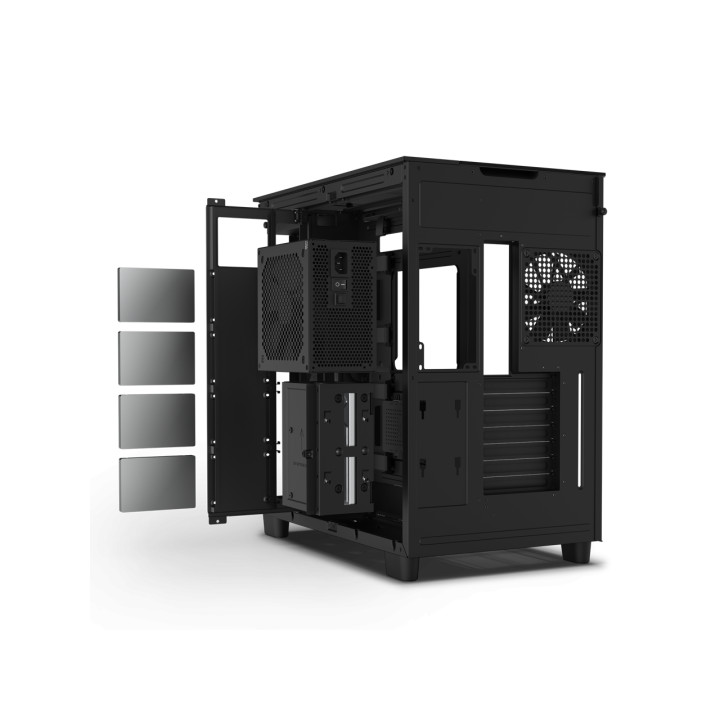 Кутия за компютър NZXT H9 Elite Matte Black, Middle Tower - CM-H91EB-01