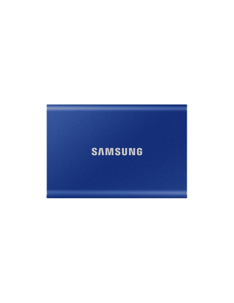Външен SSD диск Samsung T7 2TB USB 3.2, син - MU-PC2T0H/WW