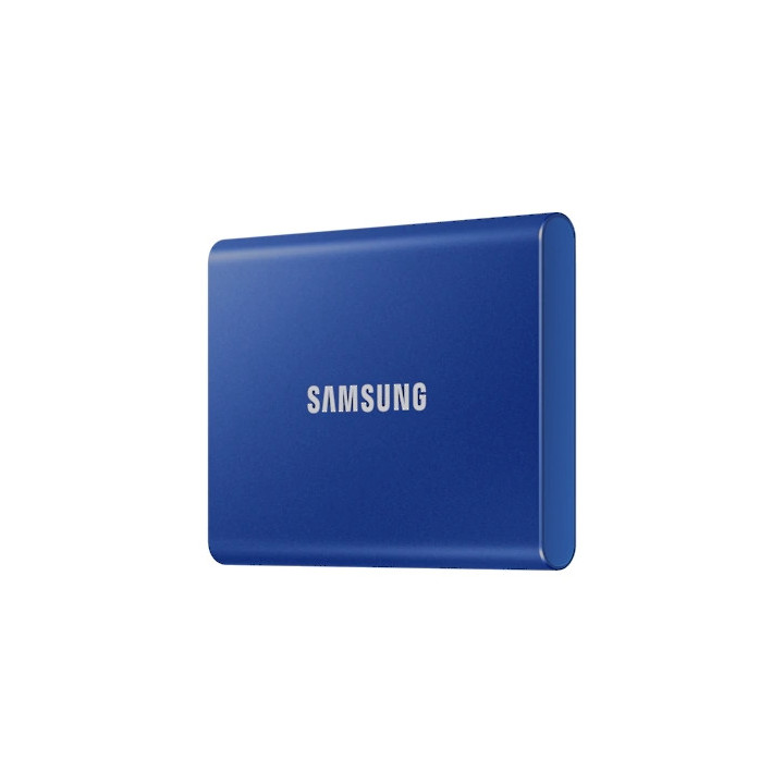 Външен SSD диск Samsung T7 2TB USB 3.2, син - MU-PC2T0H/WW